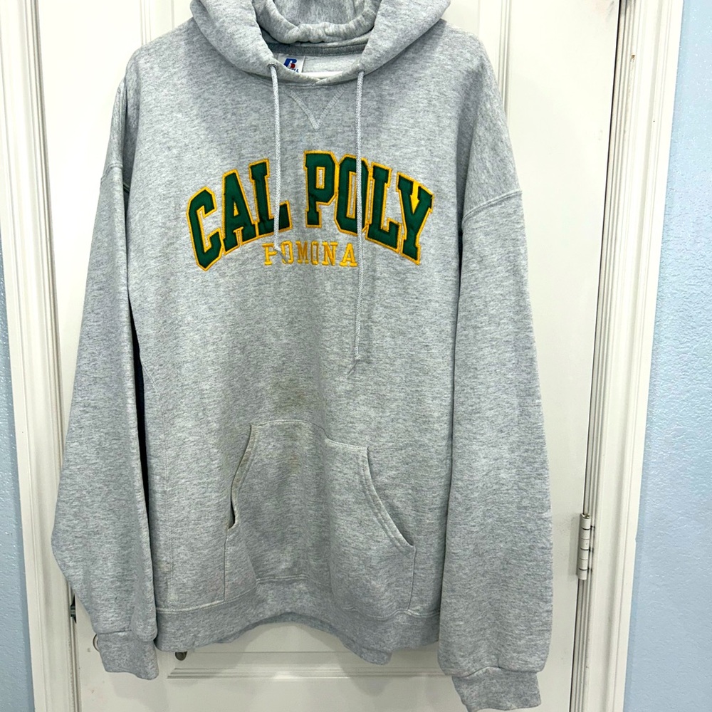 cal poly oversized embroidered sweatshirt 2XL